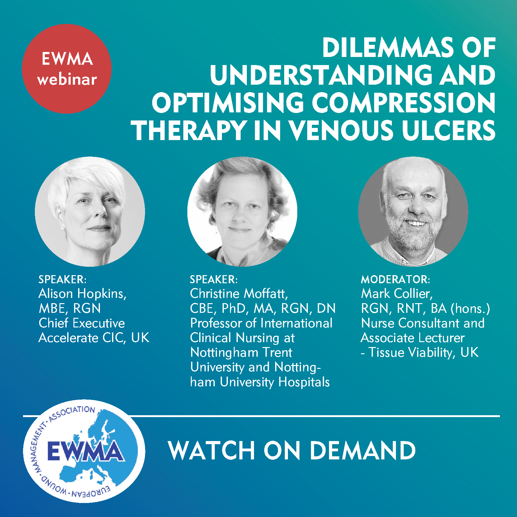 EWMA webinar speaker overview