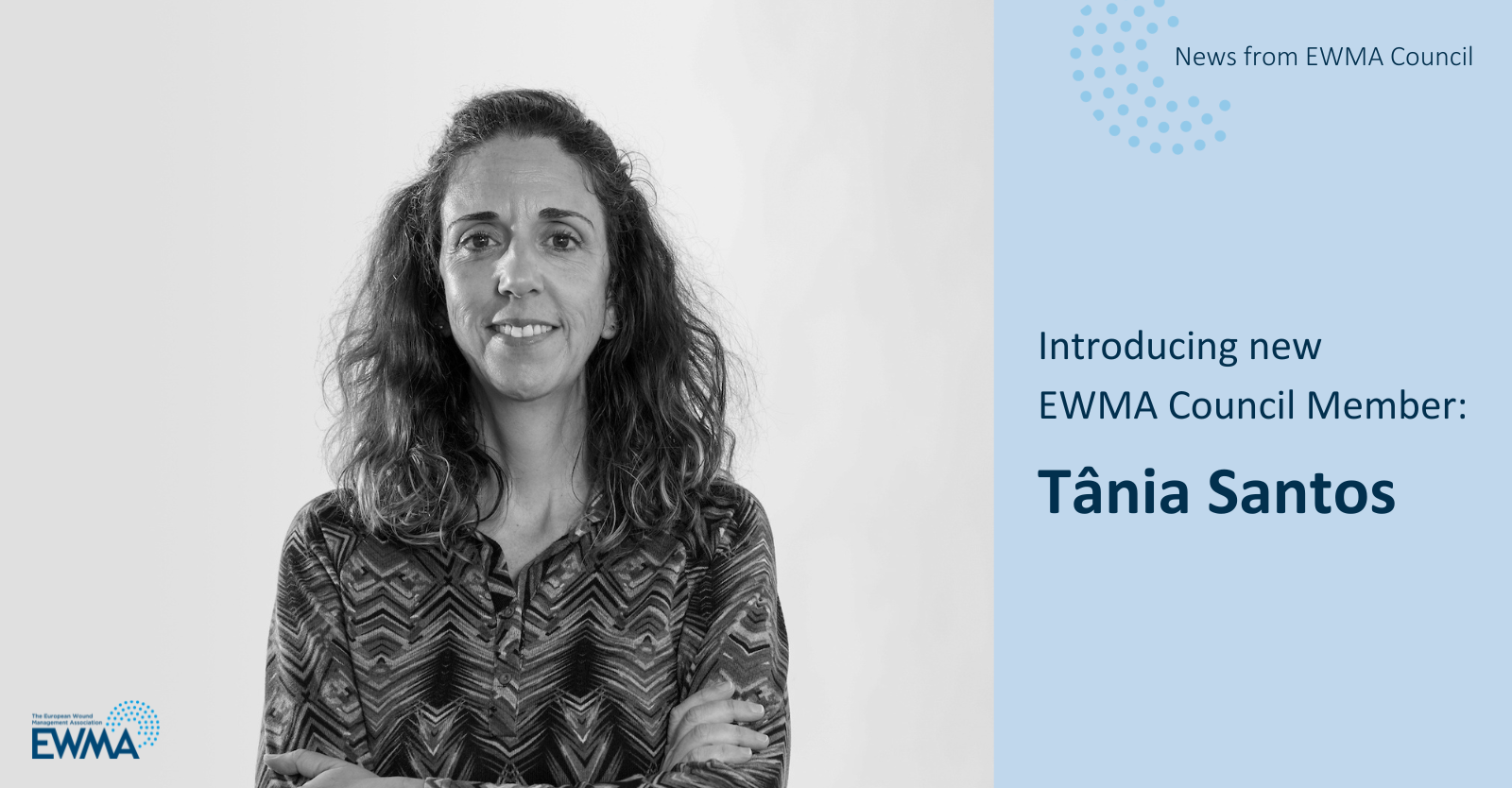 Image of new EWMA Council Member: Tania Santos